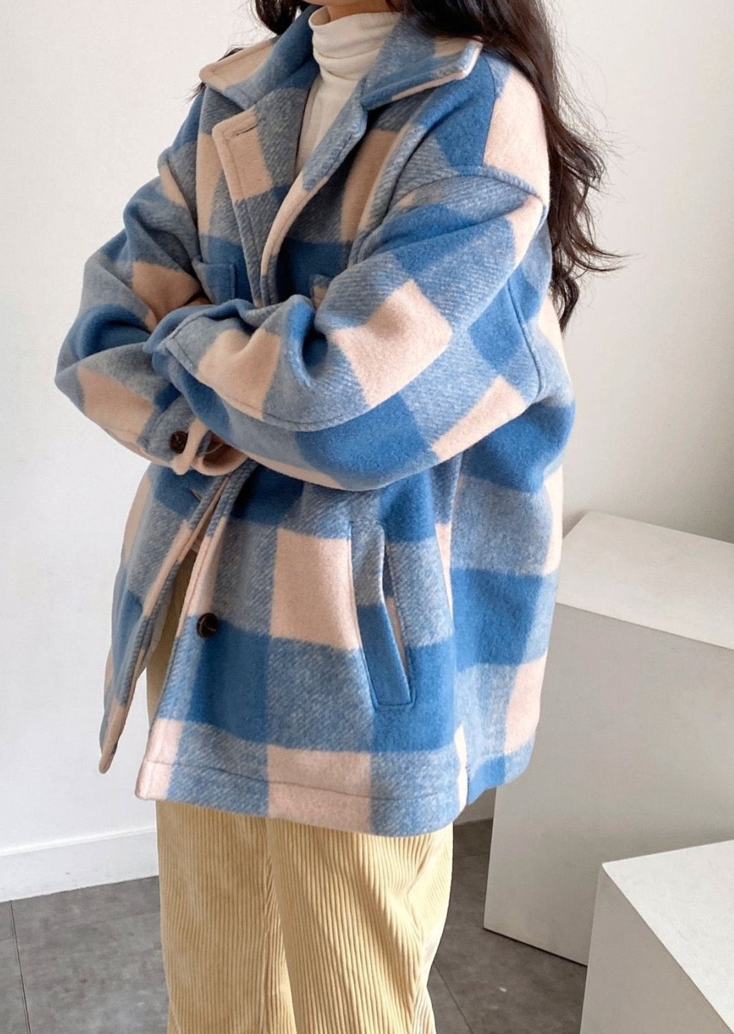 Checkered Wool Jacket - only 1 in stock