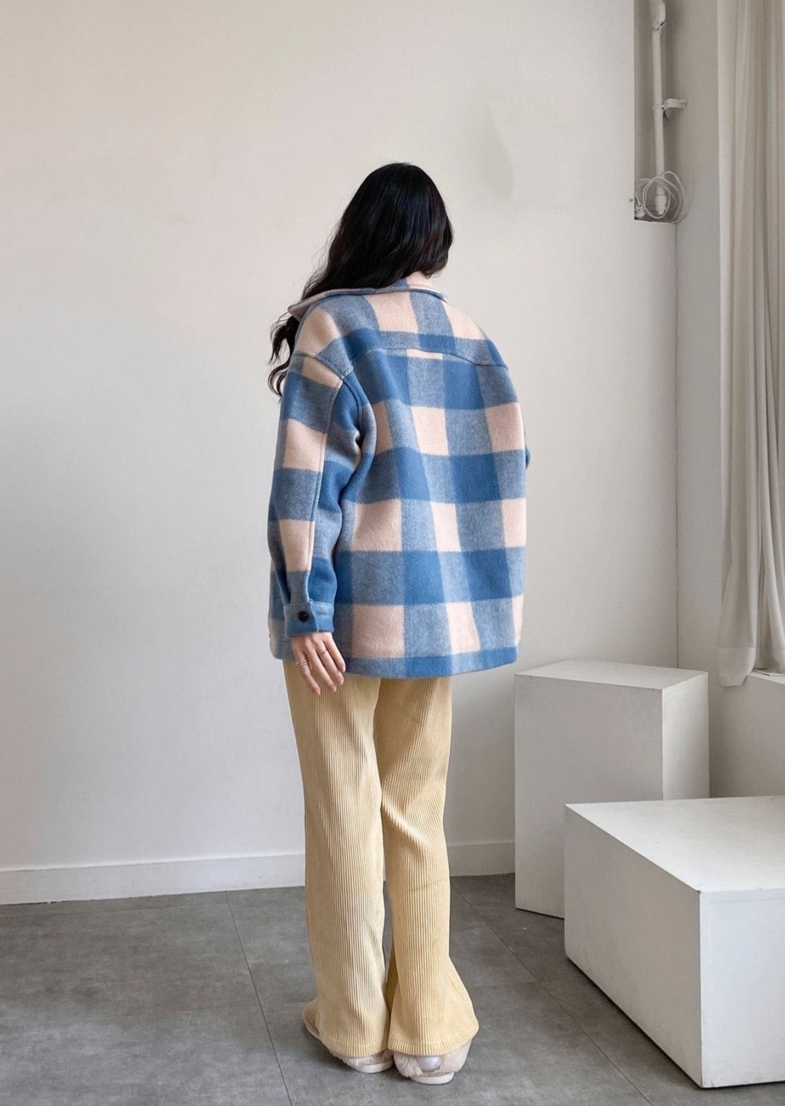 Checkered Wool Jacket - only 1 in stock