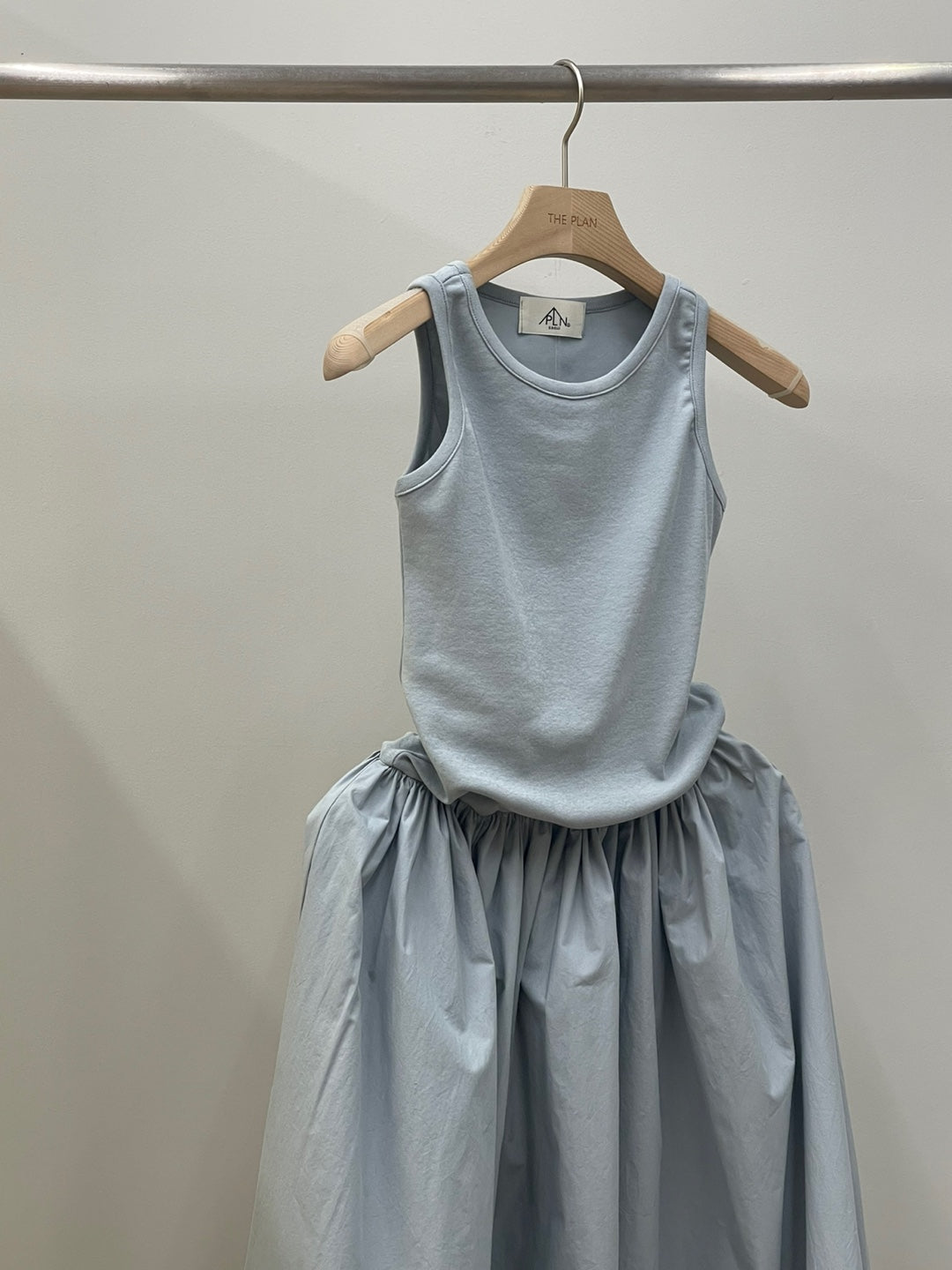 Cotton Combo Maxi Dress