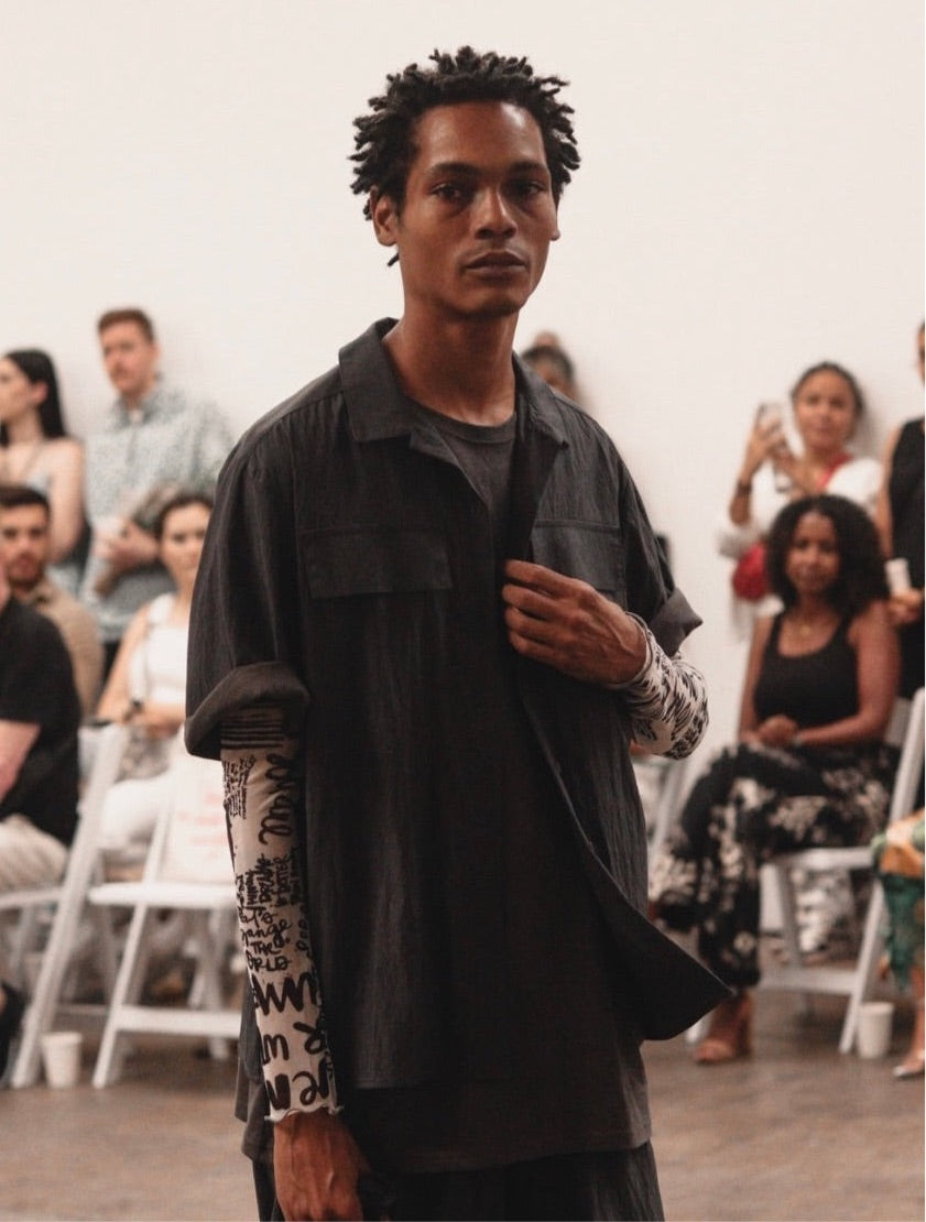 Abi + Ari Collection Loose Nylon Shirt