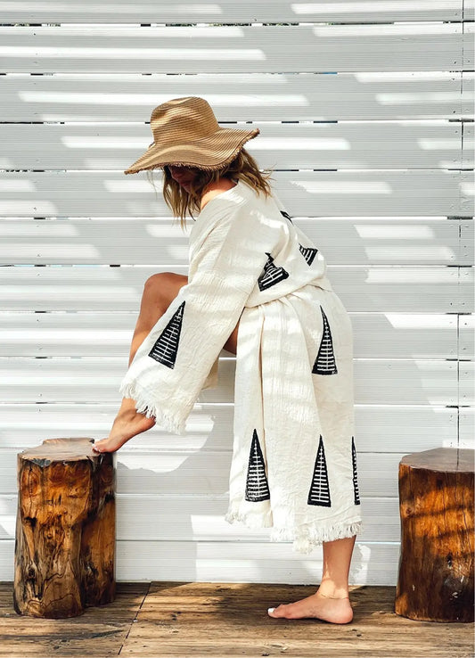 Organic Cotton Peshtemal Kaftan