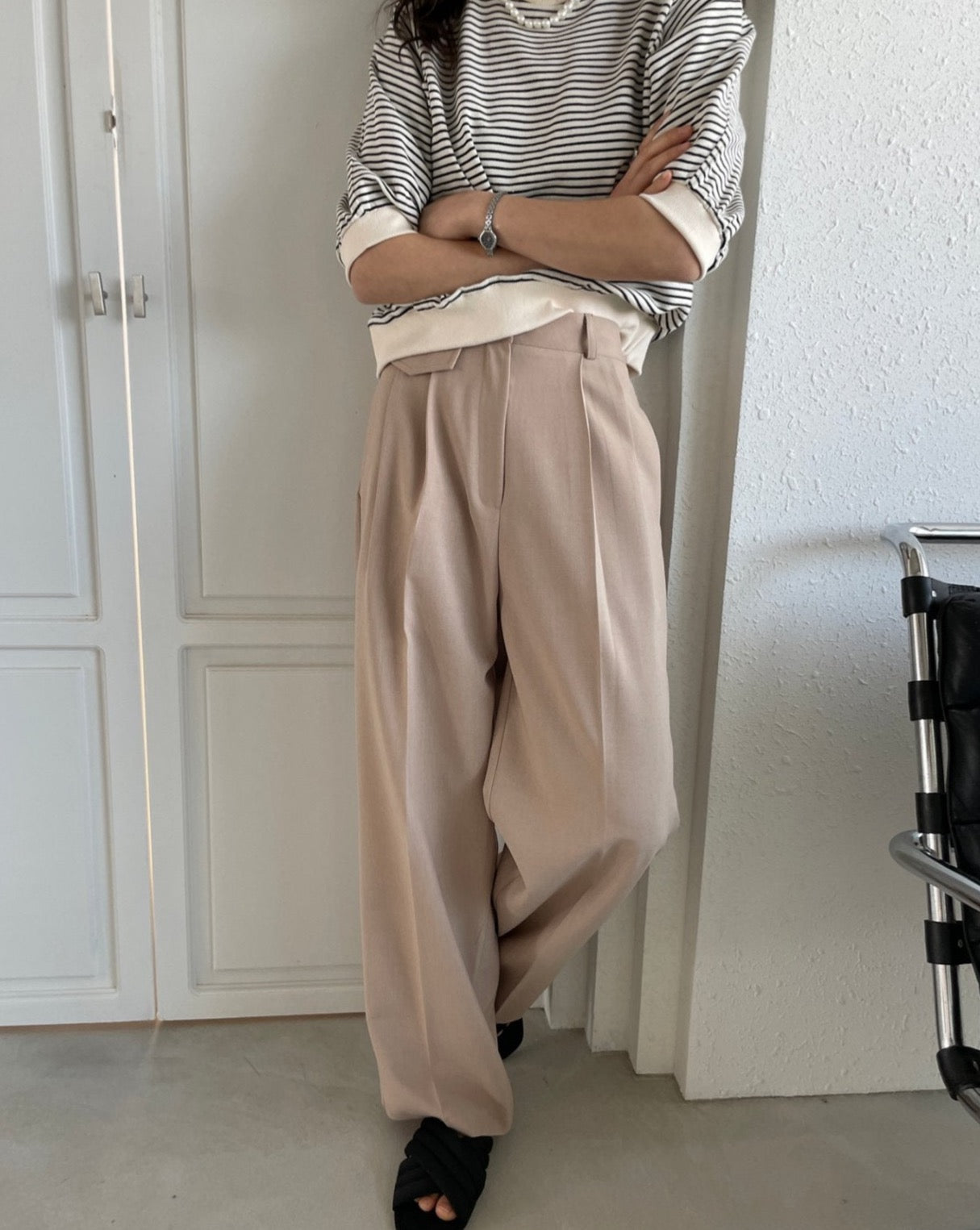 April Pleat Front Trouser