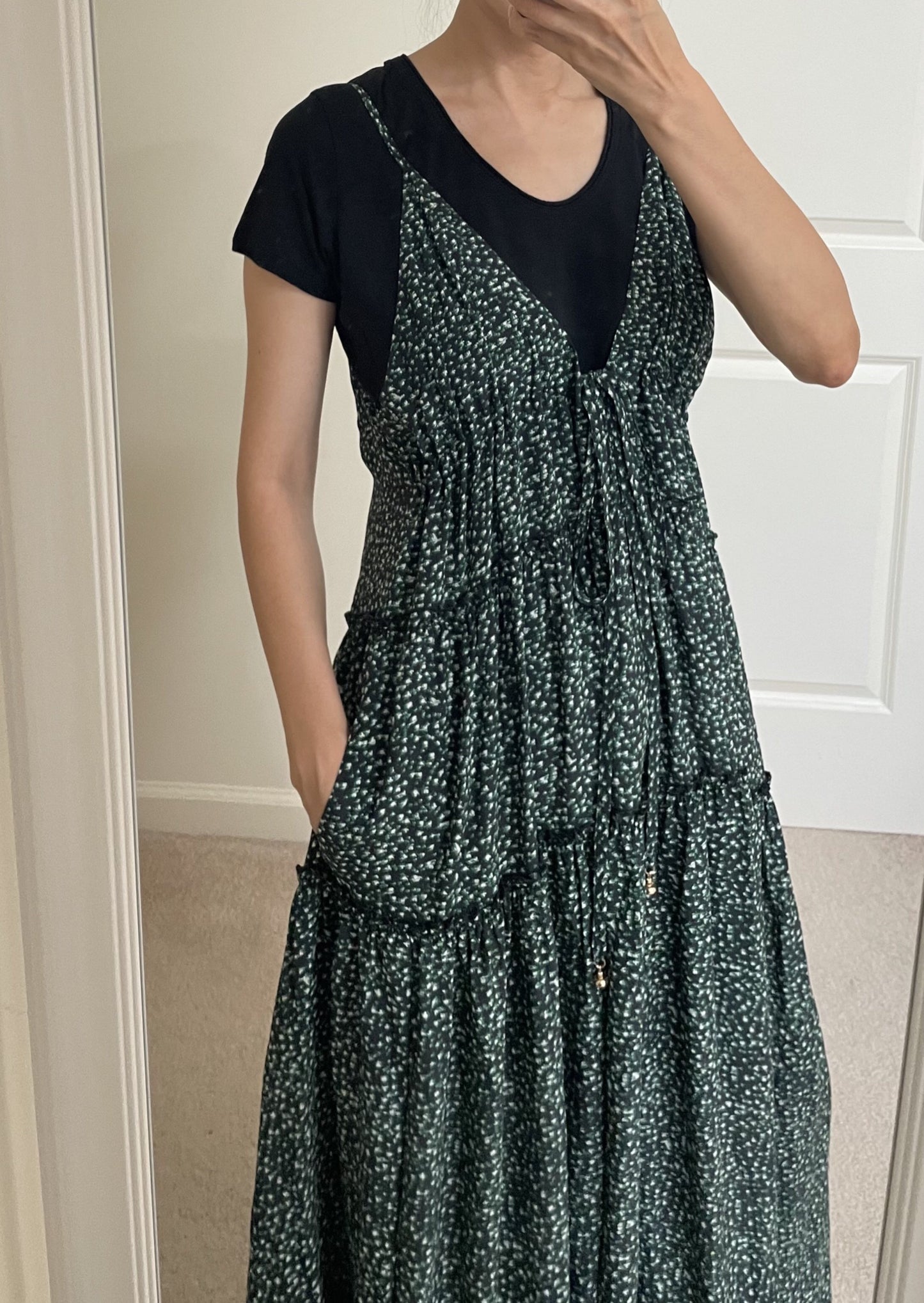 Abinari Silk Maxi Dress - Upcycled Dead Stock Silk