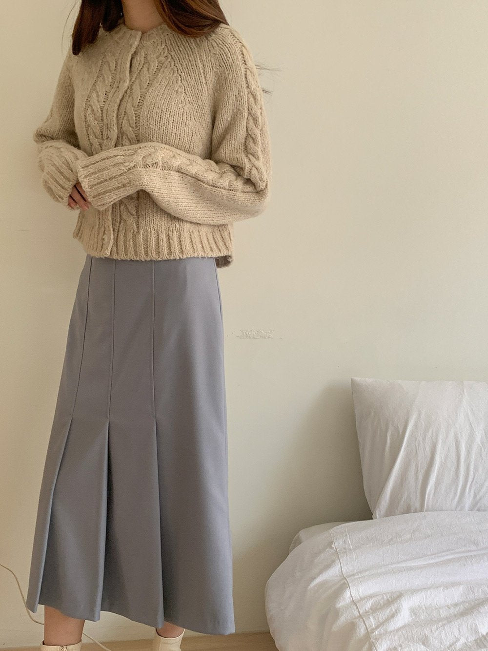 Mohair Cable Cardigan