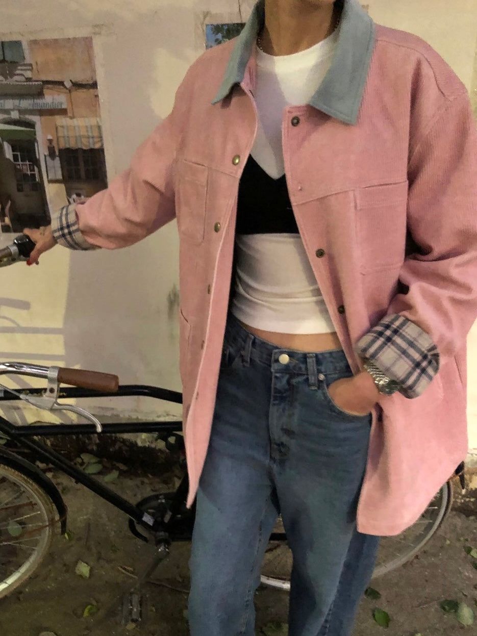 Bonded Corduroy Coat