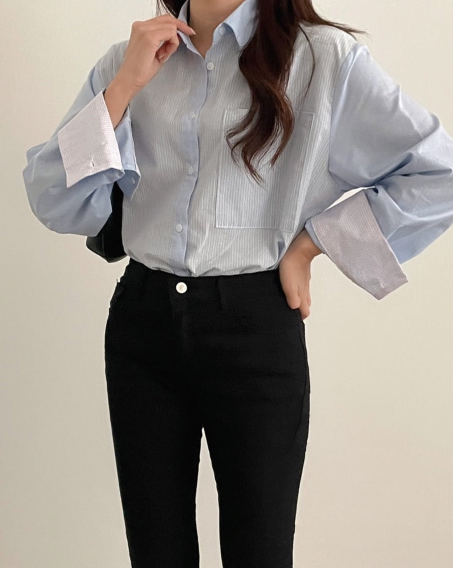 Blocked Tailored Shirt