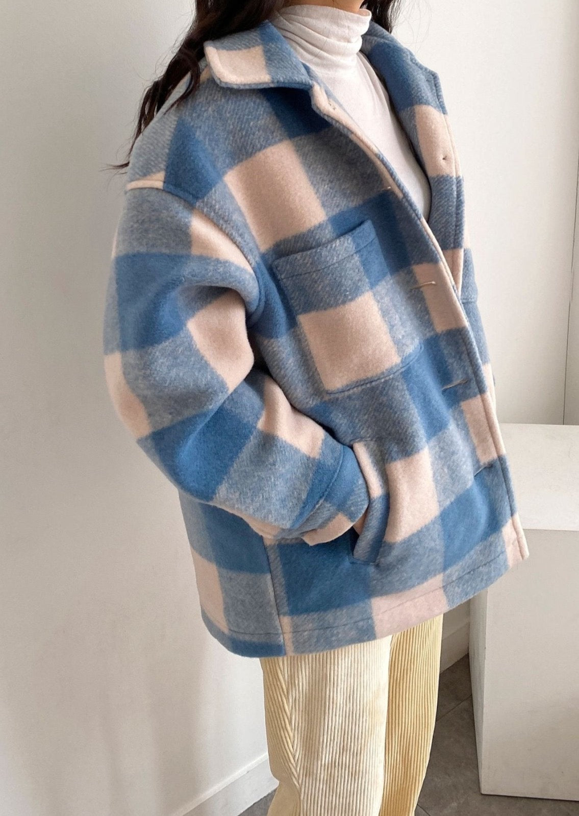 Checkered Wool Jacket - only 1 in stock