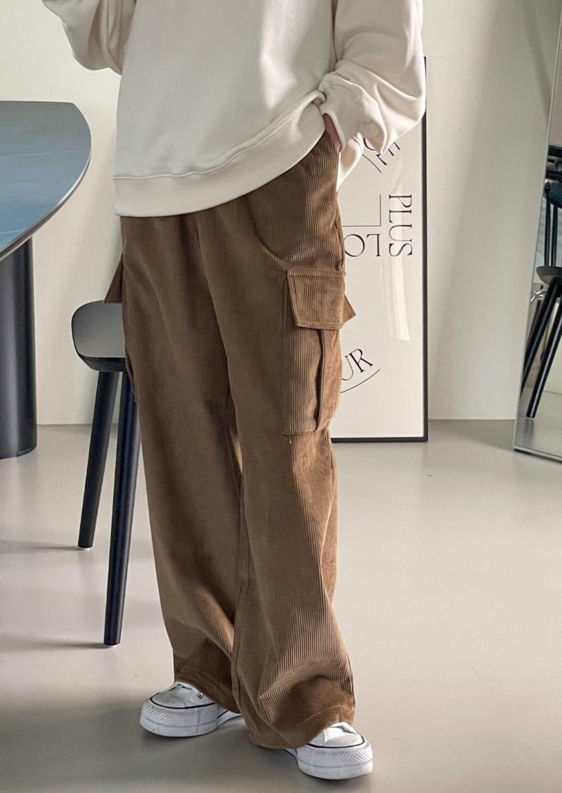 Corduroy Cargo Pants