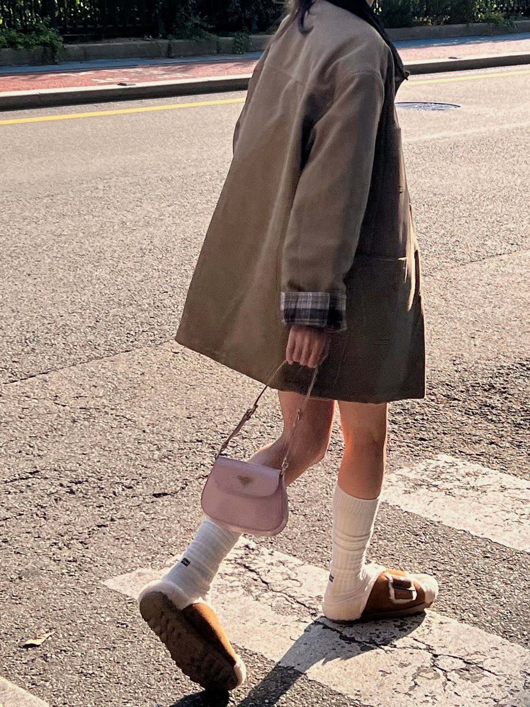 Bonded Corduroy Coat