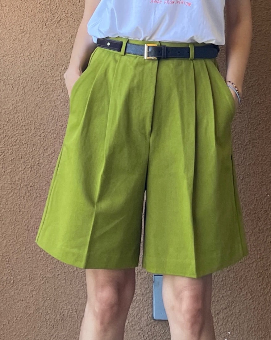 Cotton Twill Shorts - A line