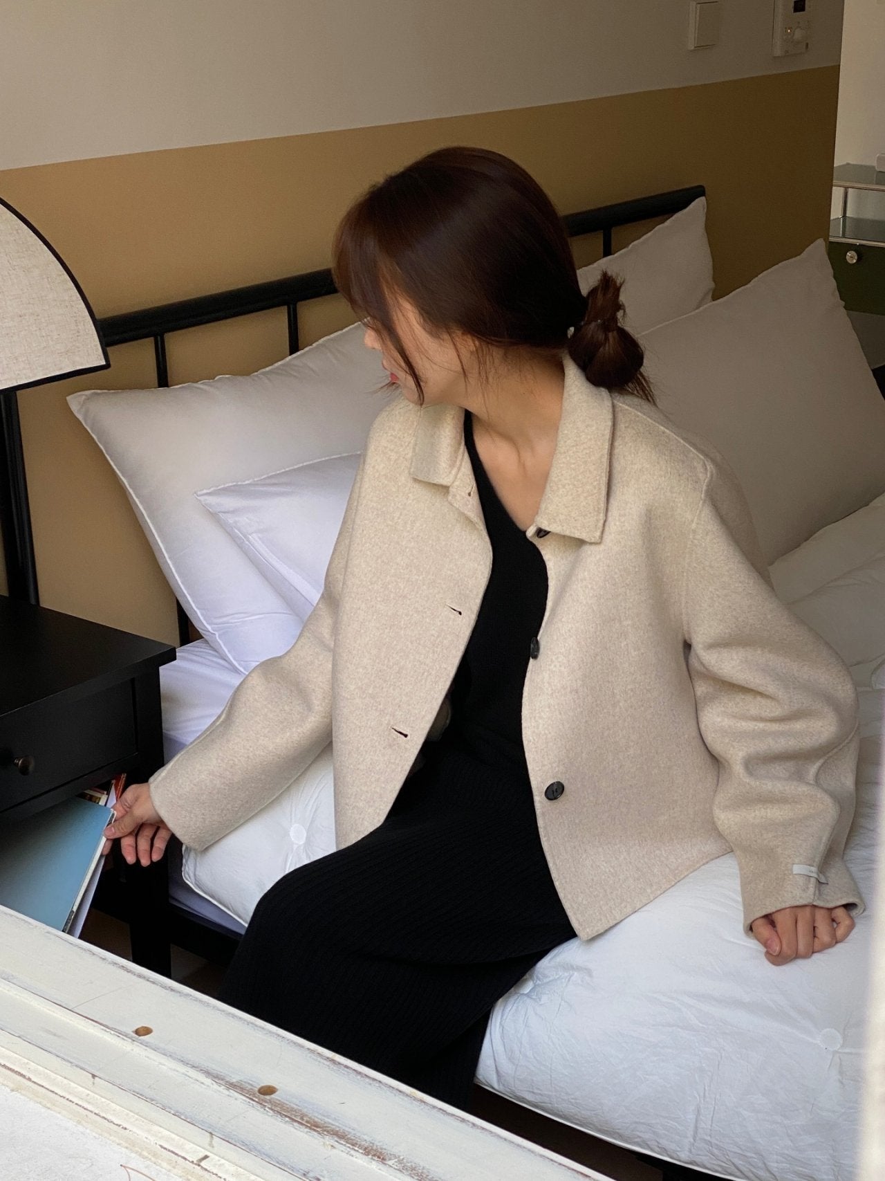 WYW Wool Handmade Crop Jacket