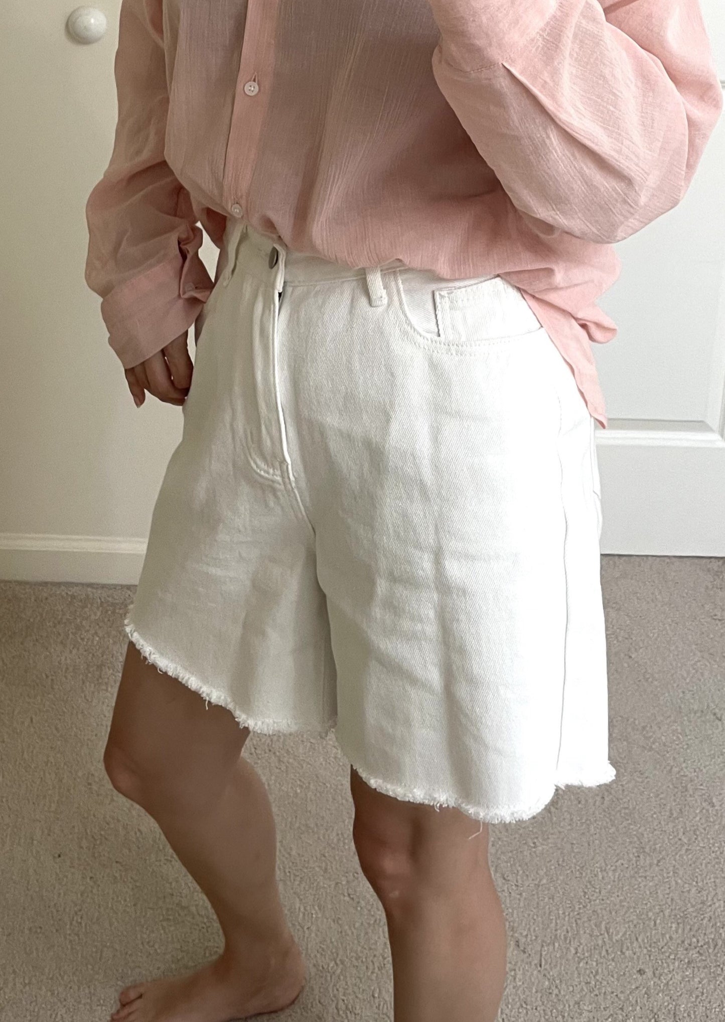 Cut off Twill shorts