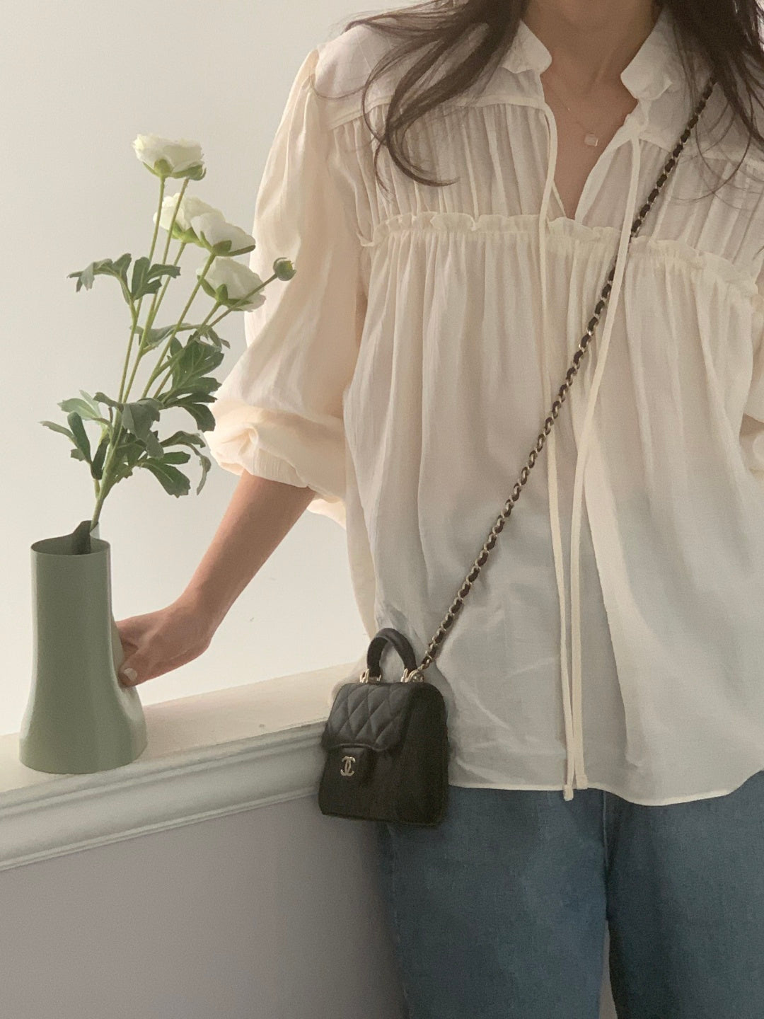 Ruffled Poet Blouse