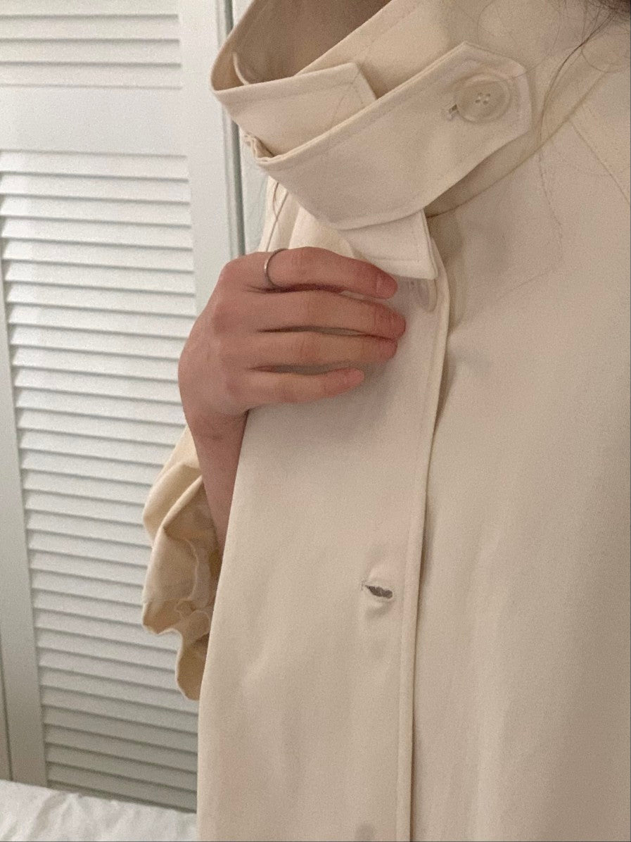 Spring Half Trench Coat - Only 1 left in black