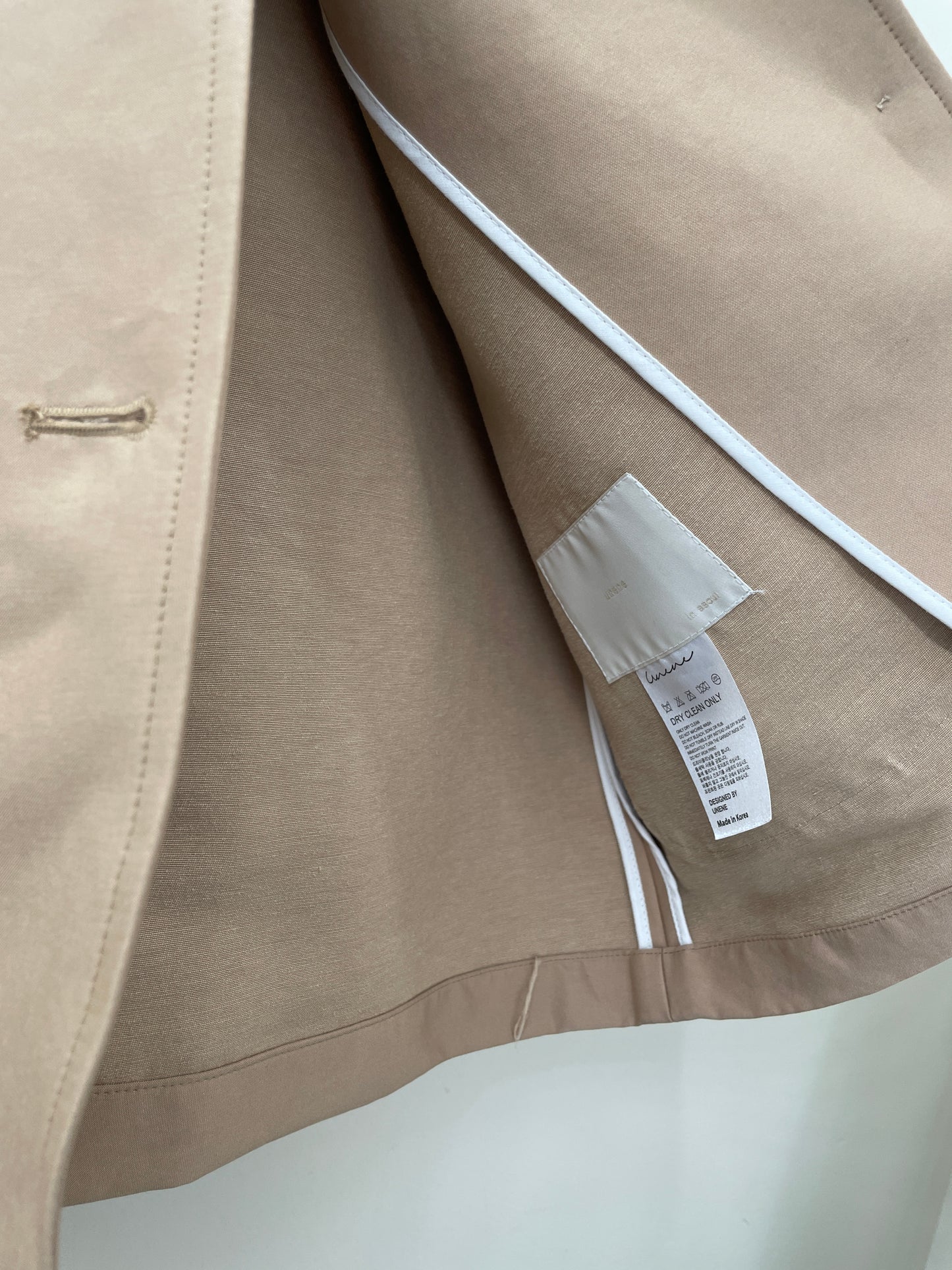 Cotton Blend Double Weave Blazer