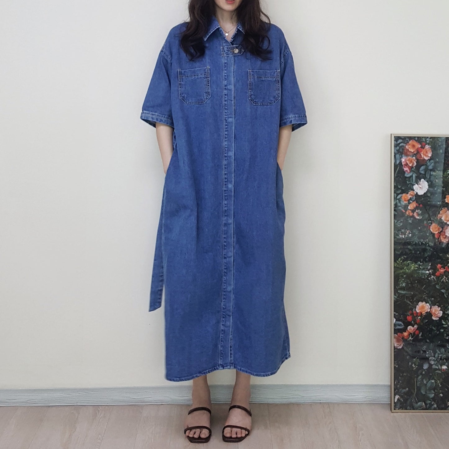 Dawn Denim Dress -Limited