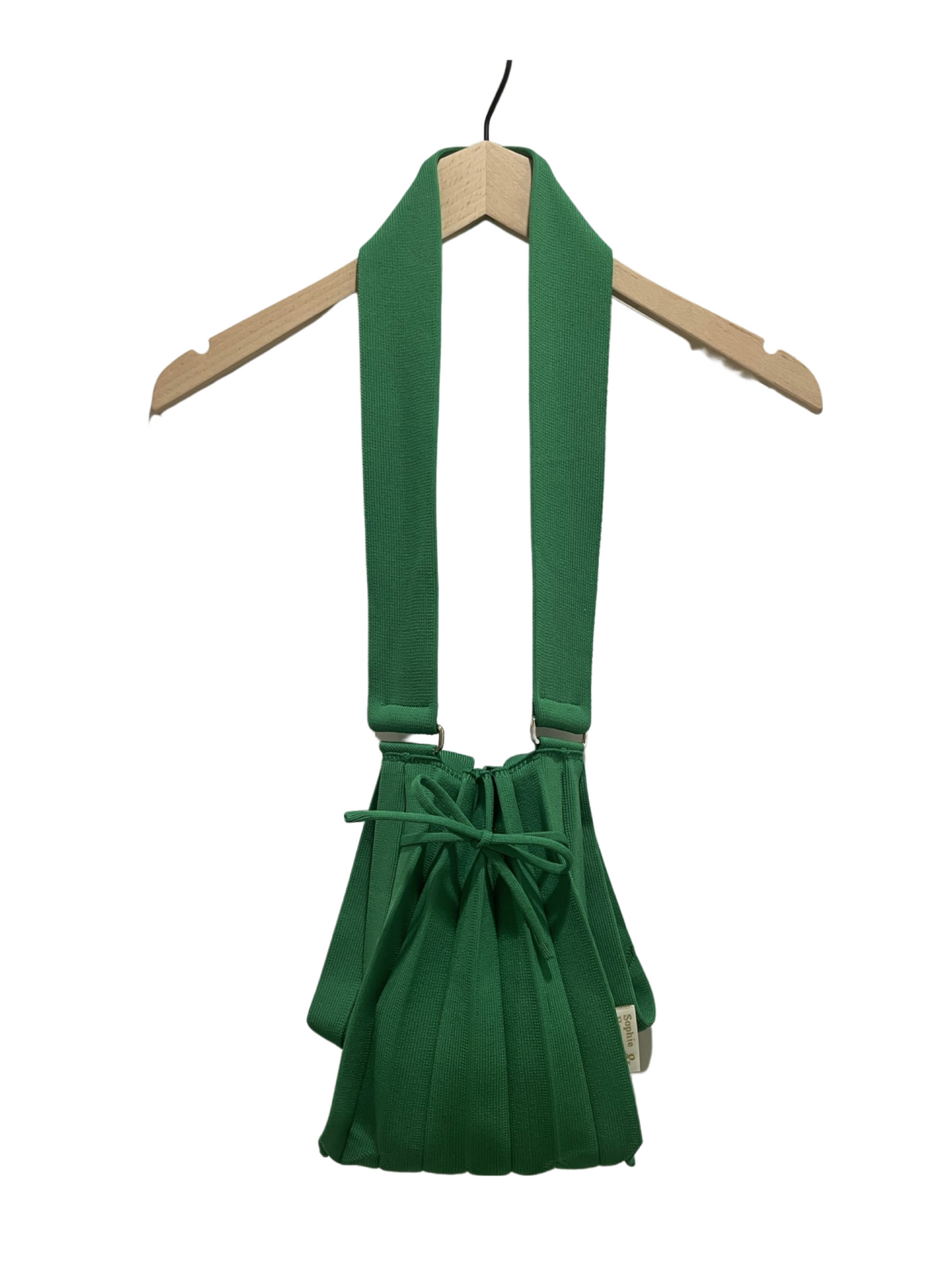 Small Shoulder pleats bag - Only 1 in Cherry pink left