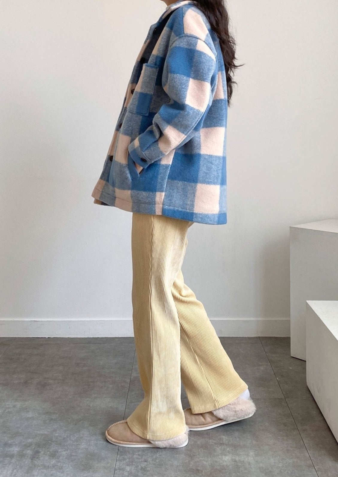 Checkered Wool Jacket - only 1 in stock