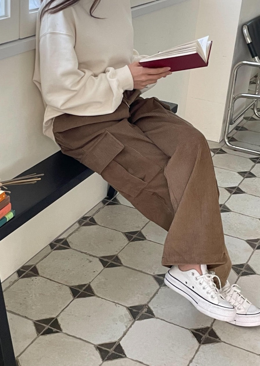Corduroy Cargo Pants