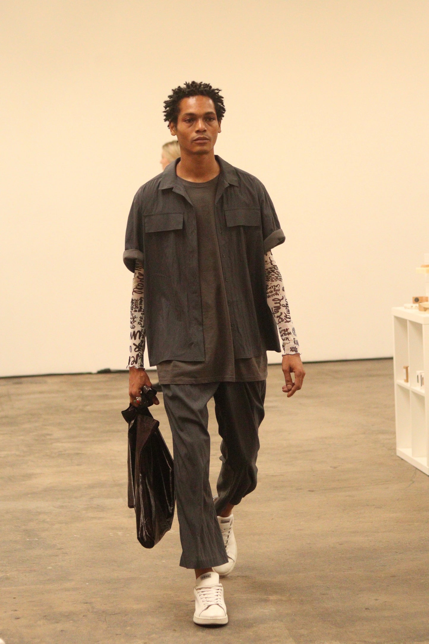 Abi + Ari Collection Nylon Wide Leg Pants