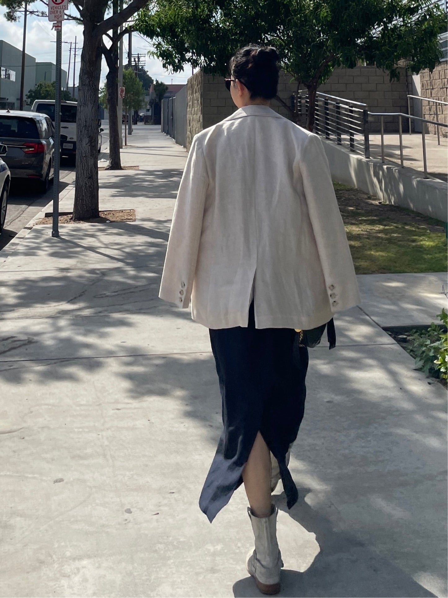 Abi + Ari Black Label Linen Blazer