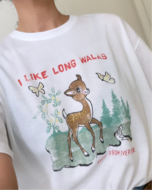Long Walk Animation Graphic T-shirt