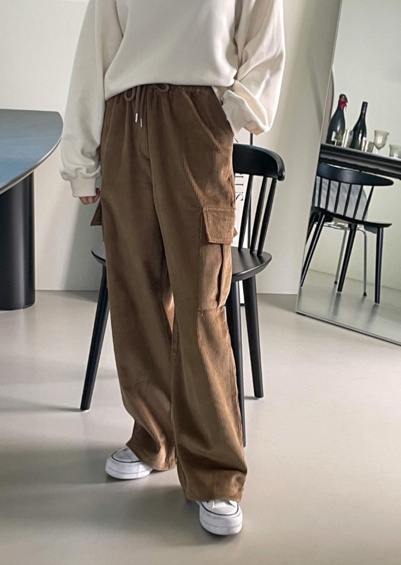 Corduroy Cargo Pants