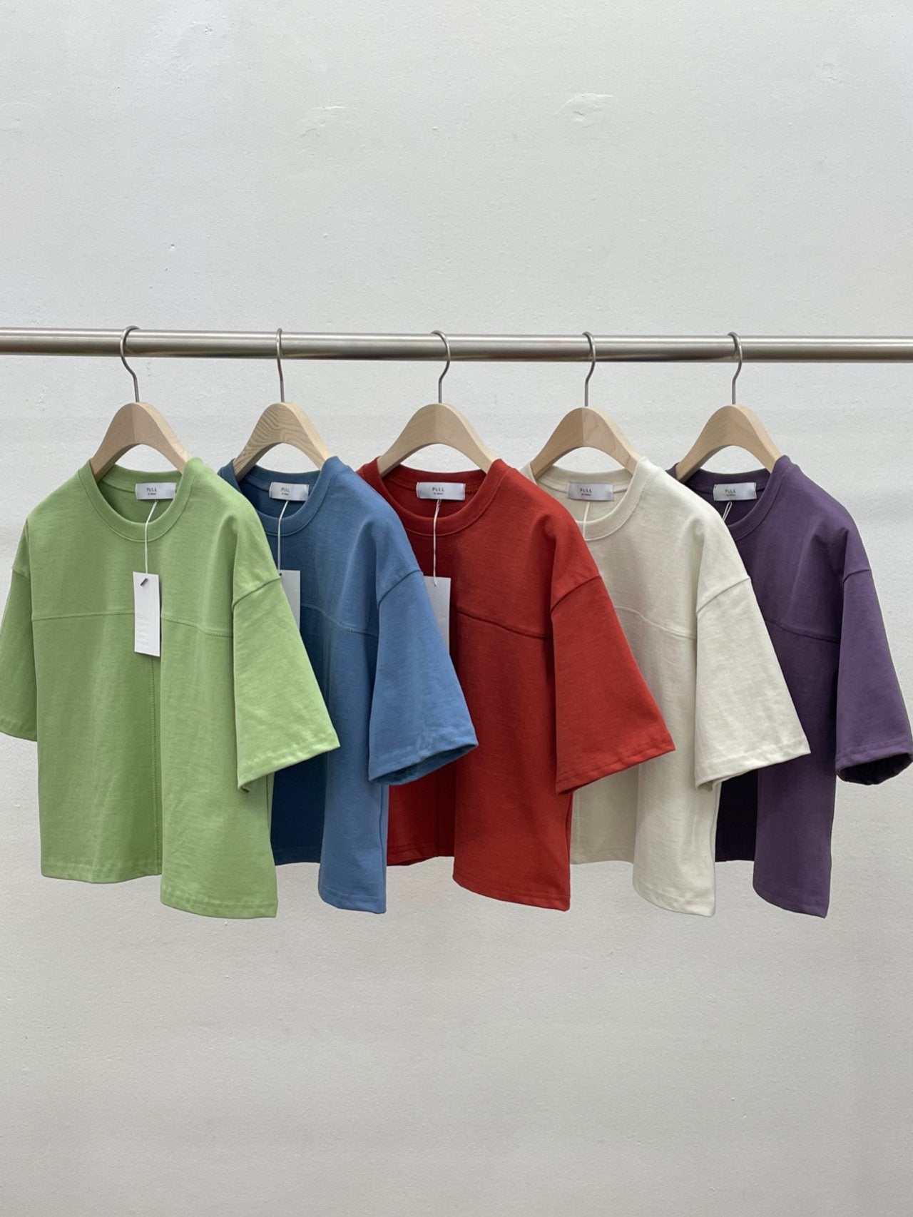 Seamed Cropped T shirt