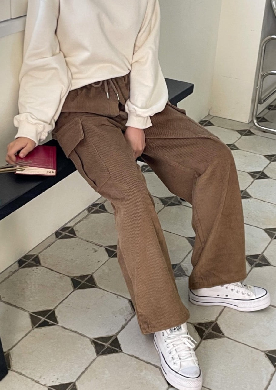 Corduroy Cargo Pants