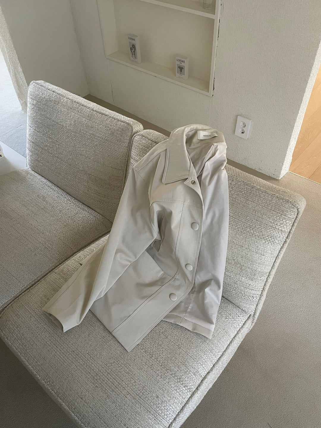 <Abi + Ari> Black Label Vegan Long Jacket