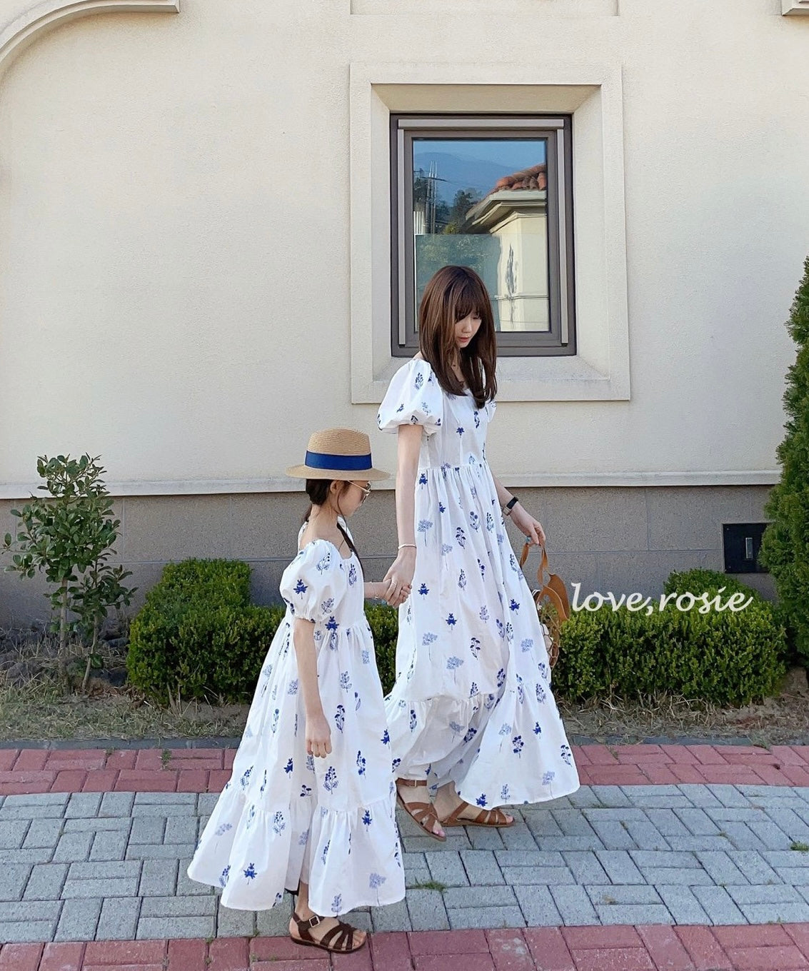 Embroidered Plants Cotton Maxi Dress - Adult Embroidered Plants Cotton Maxi Dress - Adult