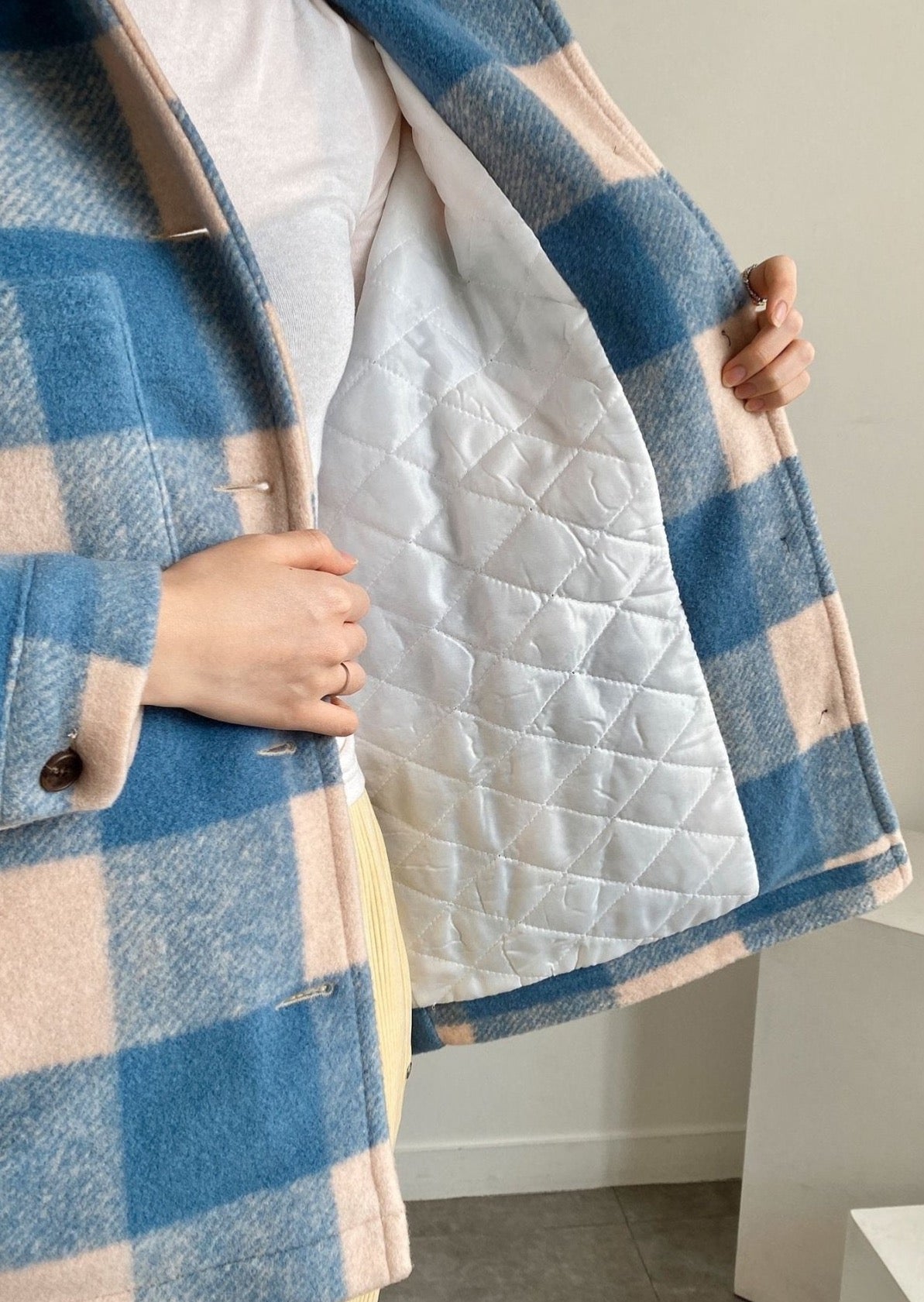 Checkered Wool Jacket - only 1 in stock