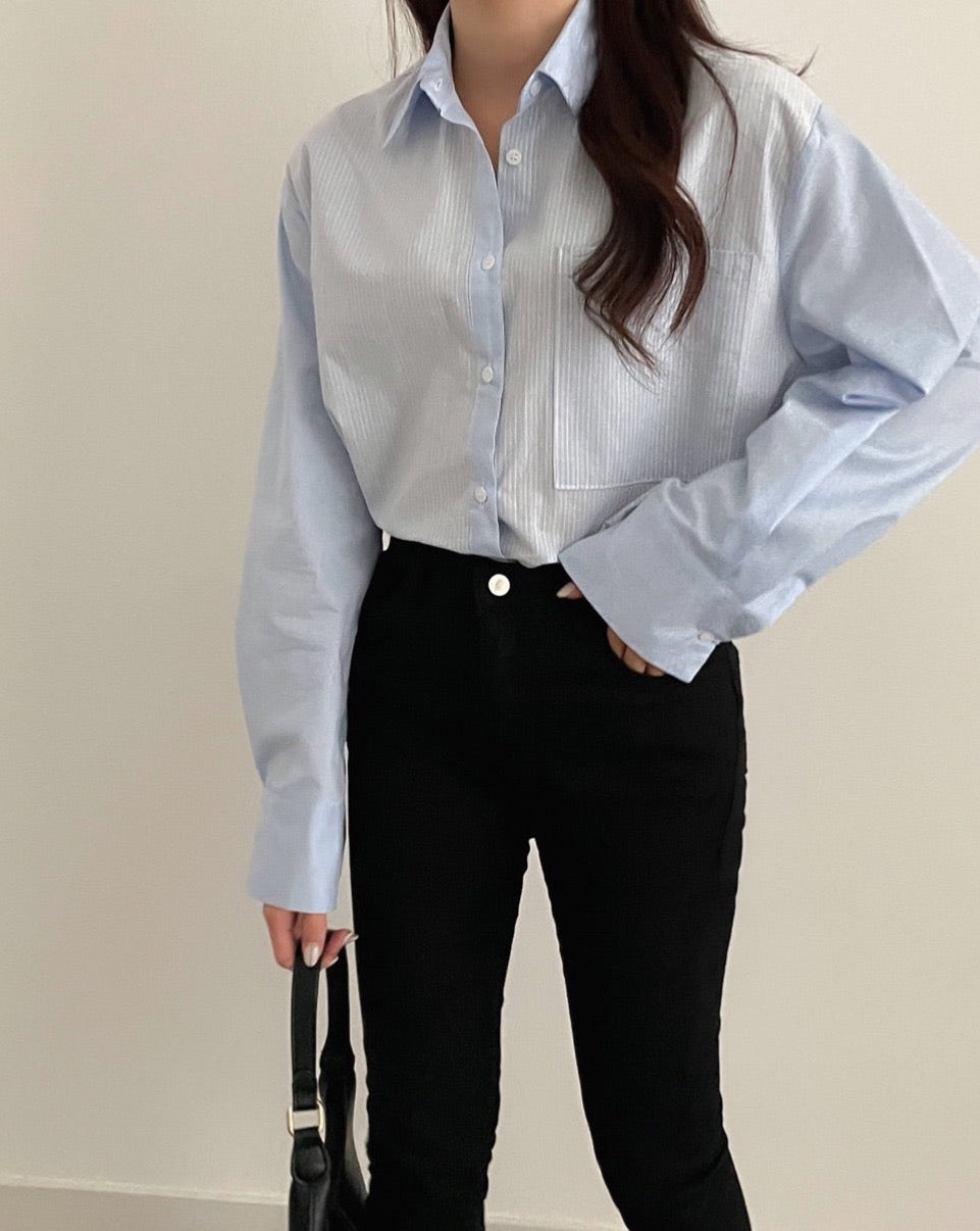 Blocked Tailored Shirt