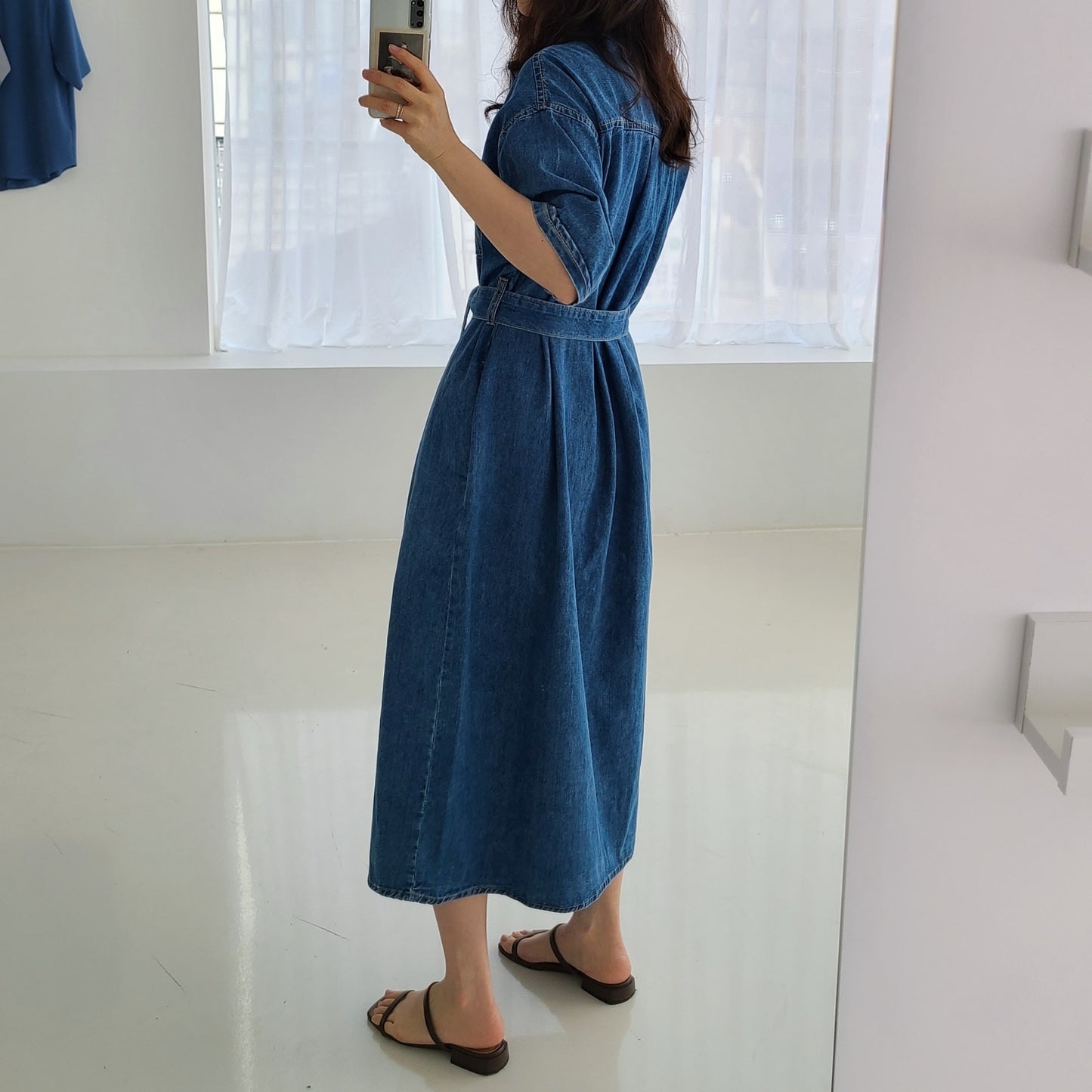 Dawn Denim Dress -Limited