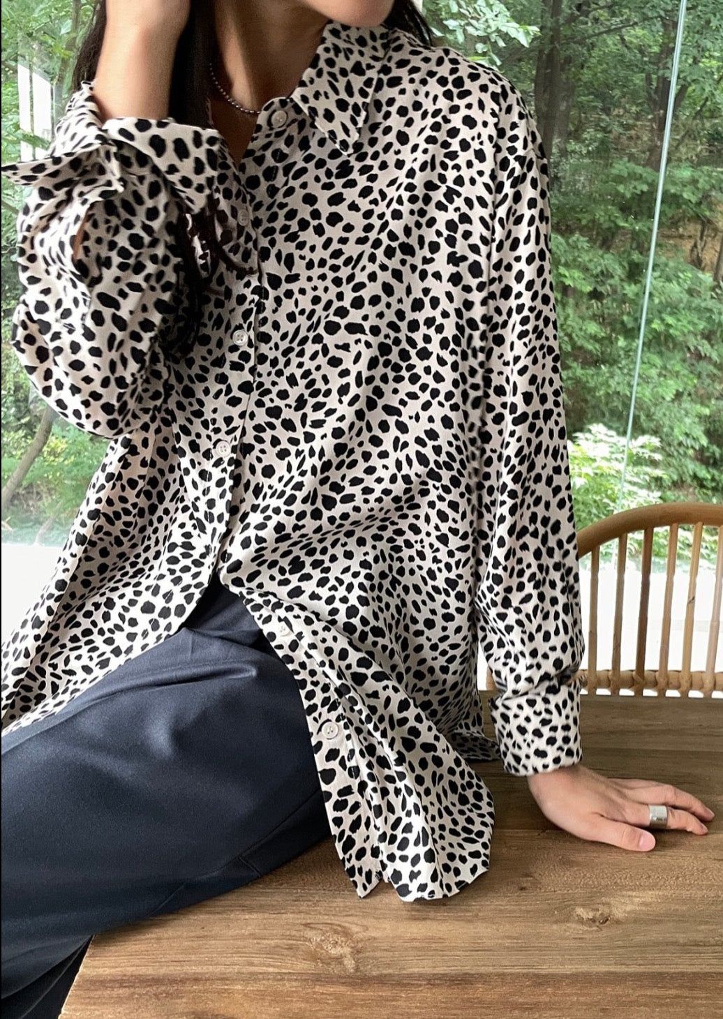 Cheetah Printed Shirt