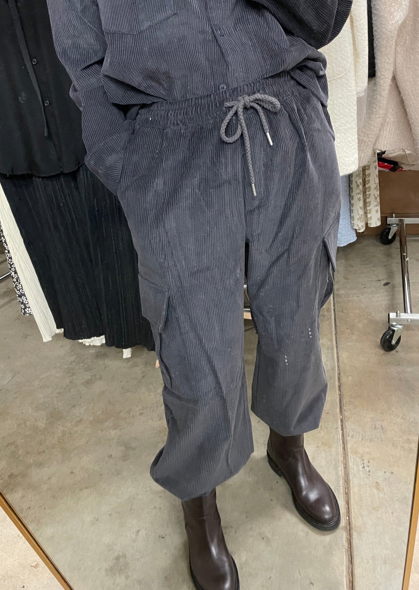 Corduroy Cargo Pants