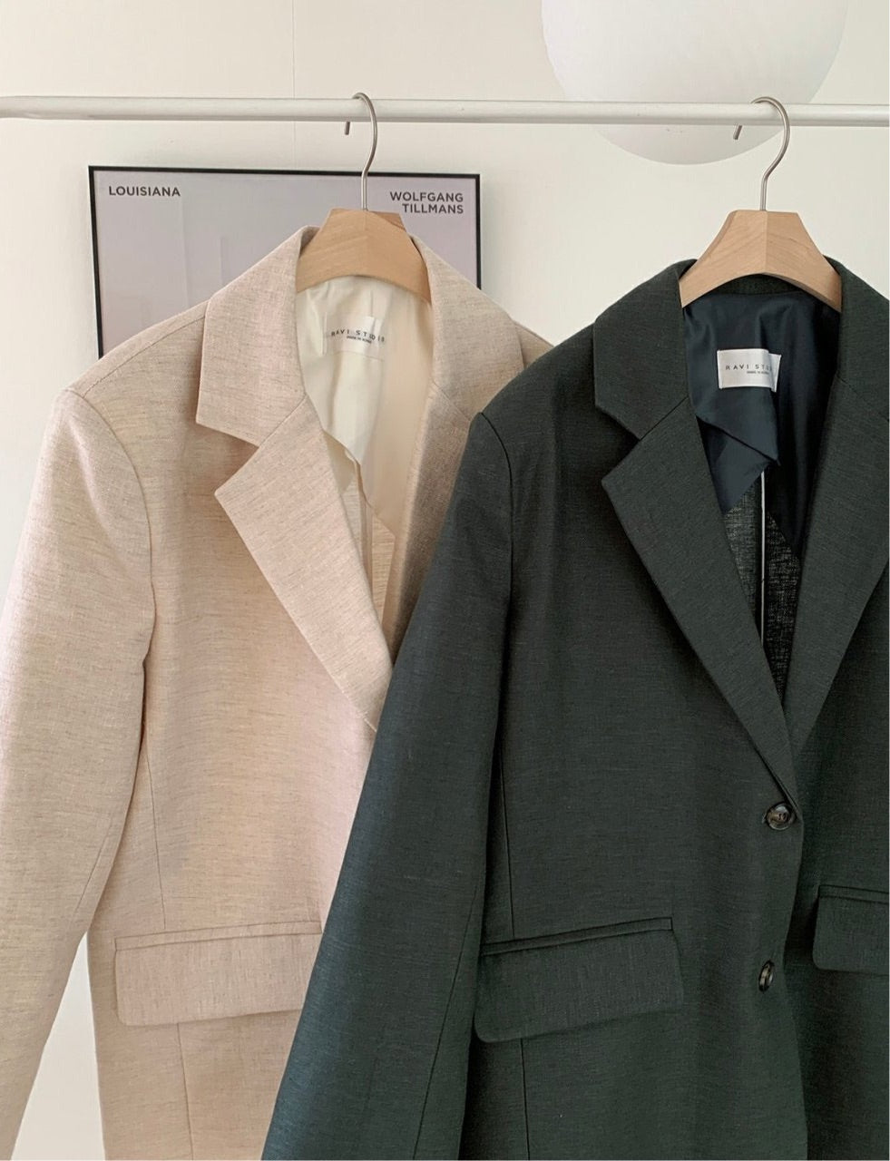 Abi + Ari Black Label Linen Blazer