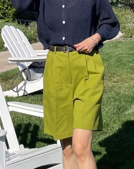 Cotton Twill Shorts - A line