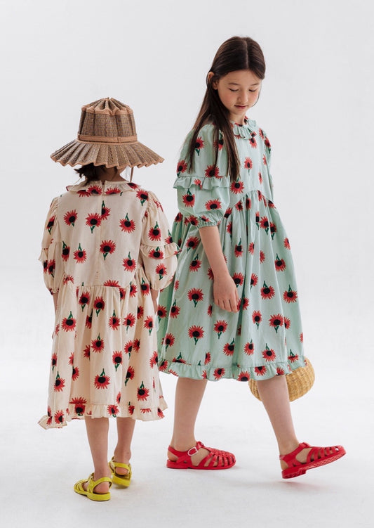 Sunflower Printed Dress by En:Paper