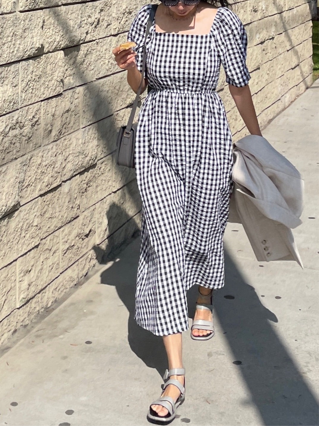 Seersucker Gingham Check Dress Abi+Ari Seersucker Gingham Check Dress Abi+Ari