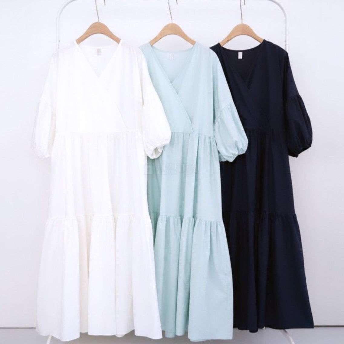 Abby Puff Sleeve Maxi Dress