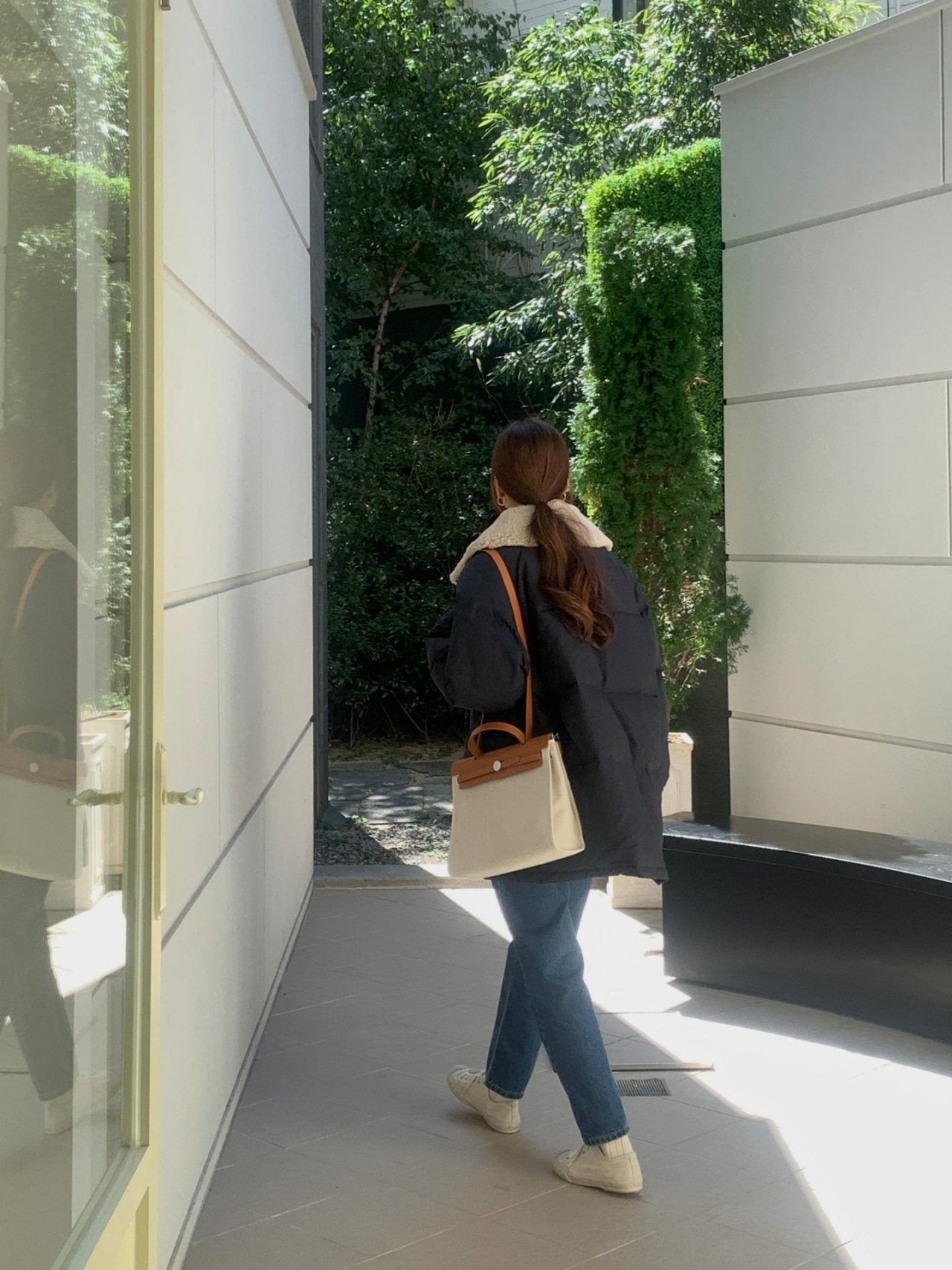 Duck Down With Shearling Collar - Final Pre-Order