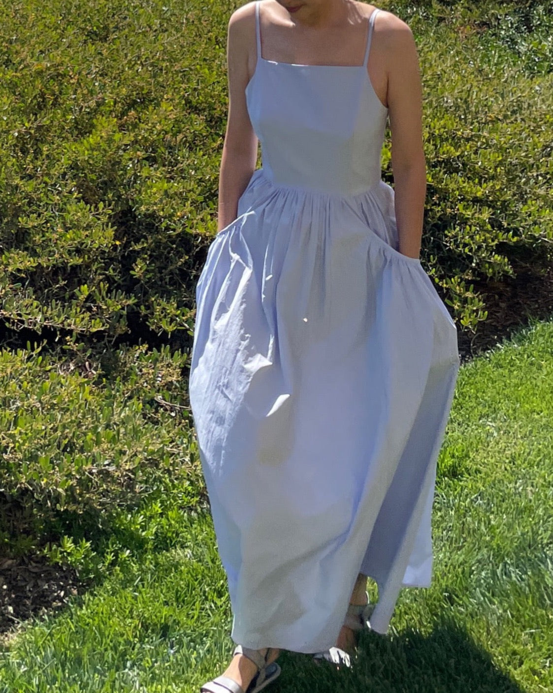 Summer Apron Cotton Maxi Dress - 4th Preorder