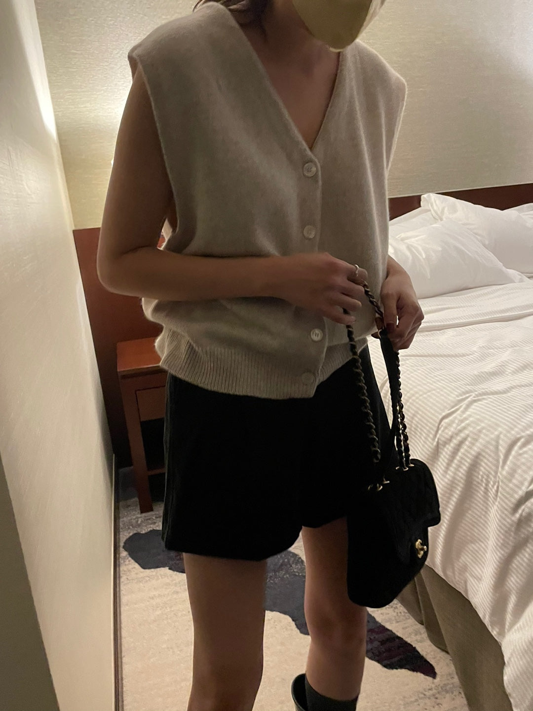 Cashmere / Fox Knit Vest