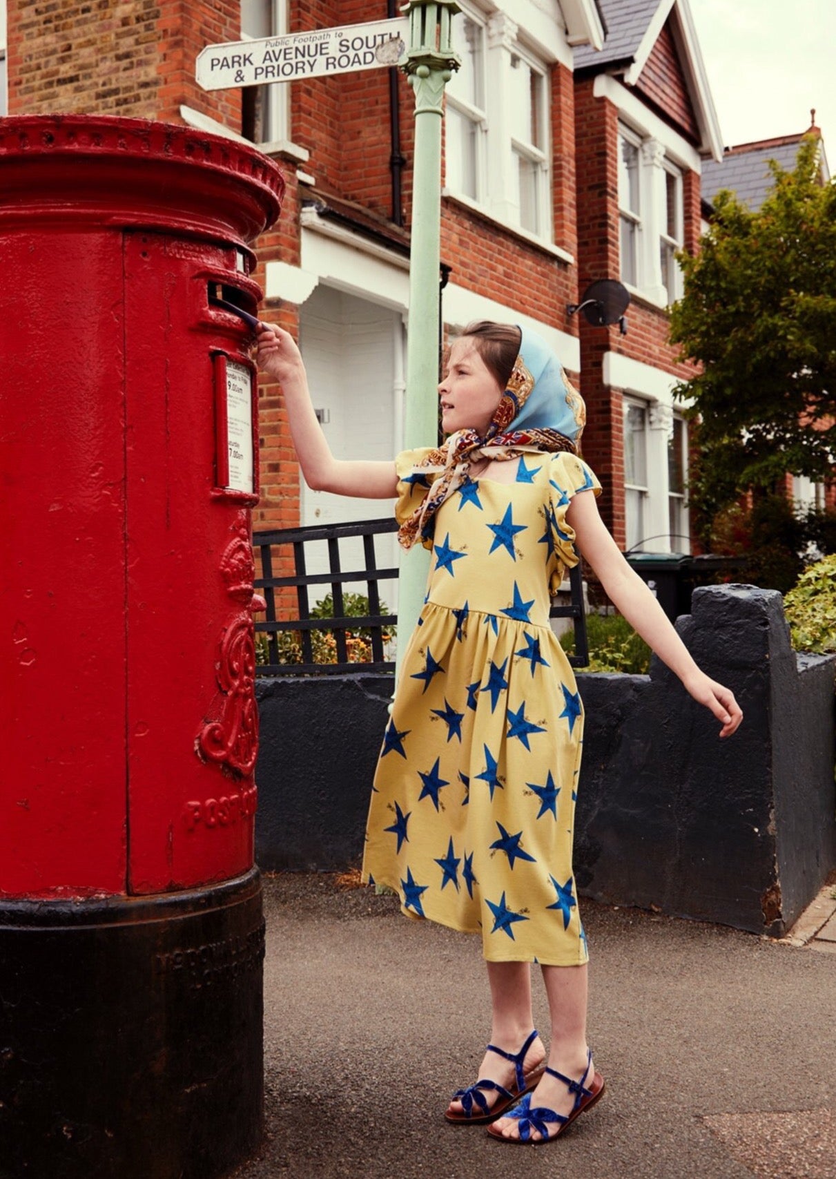 Star Ruffle Dress by En:Paper