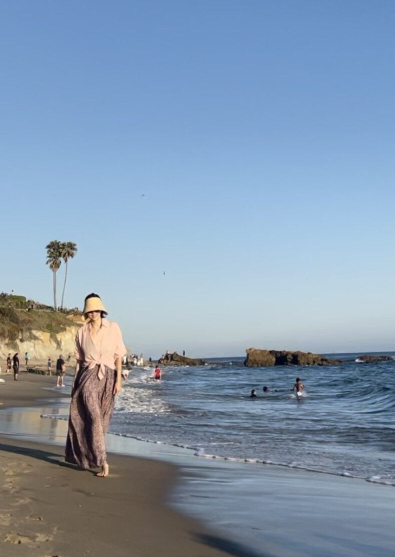 Abinari Silk Maxi Dress - Upcycled Dead Stock Silk