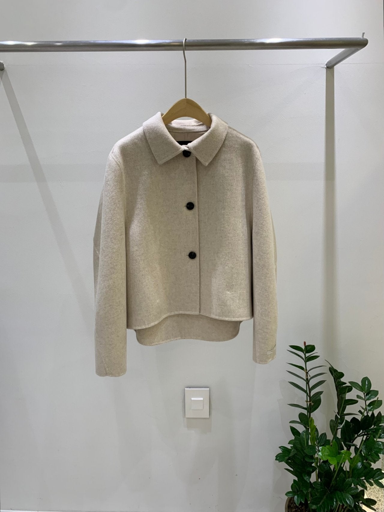 WYW Wool Handmade Crop Jacket