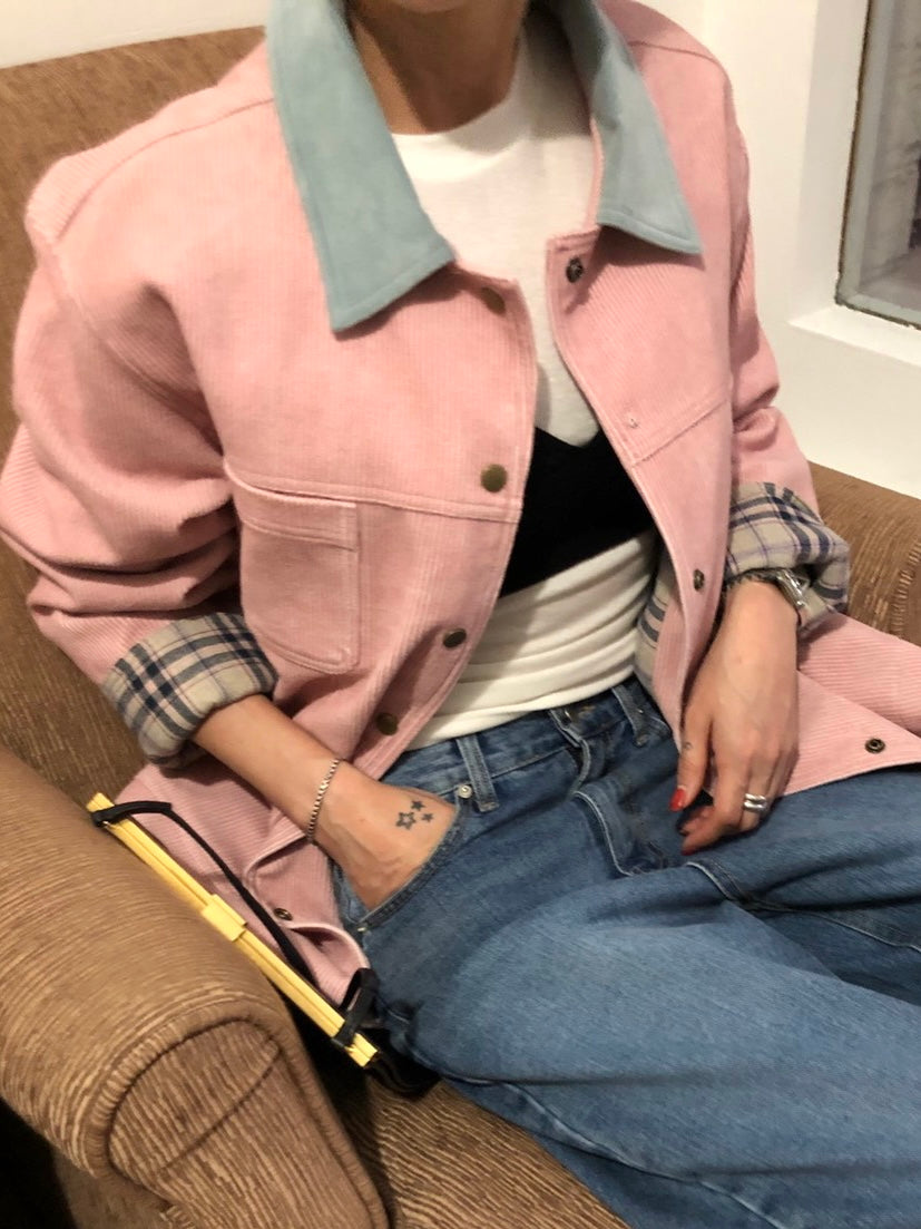 Bonded Corduroy Coat