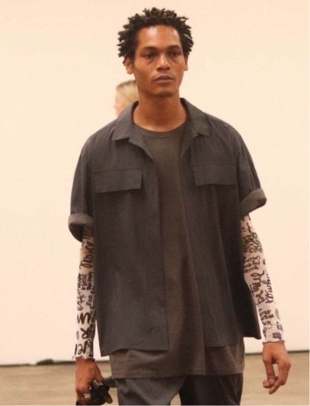 Abi + Ari Collection Loose Nylon Shirt