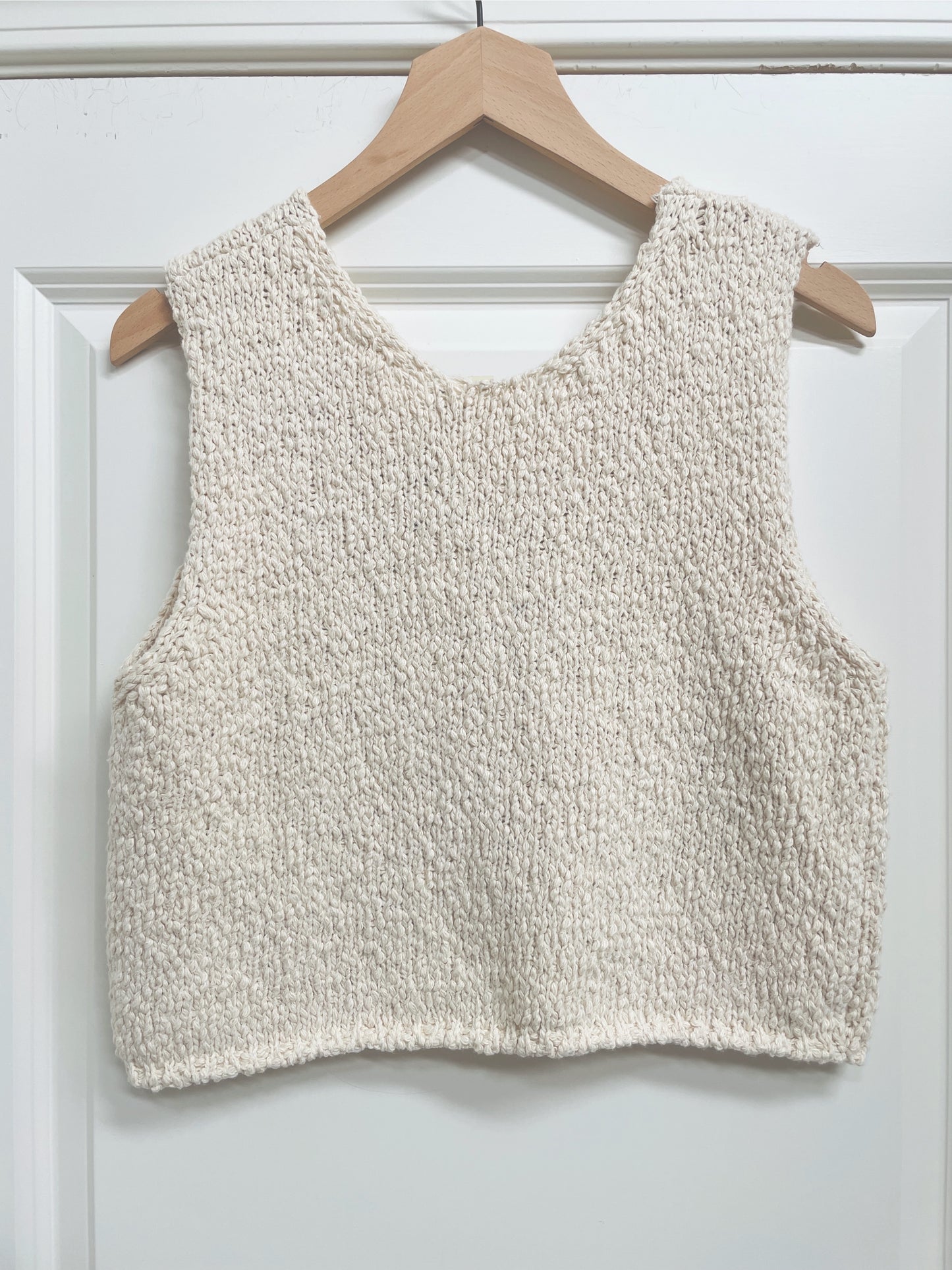 Abi + Ari Black Label Cotton Slub Yarn Vest